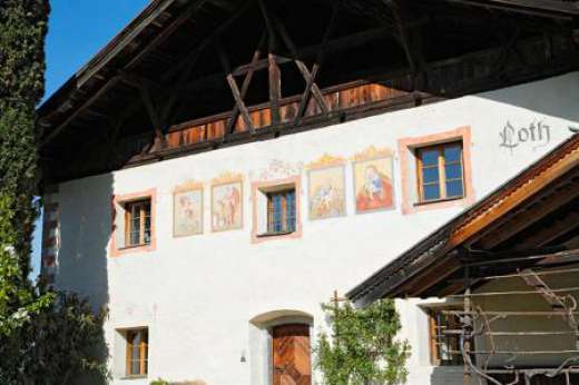 Wandmalereien am Bauernhaus