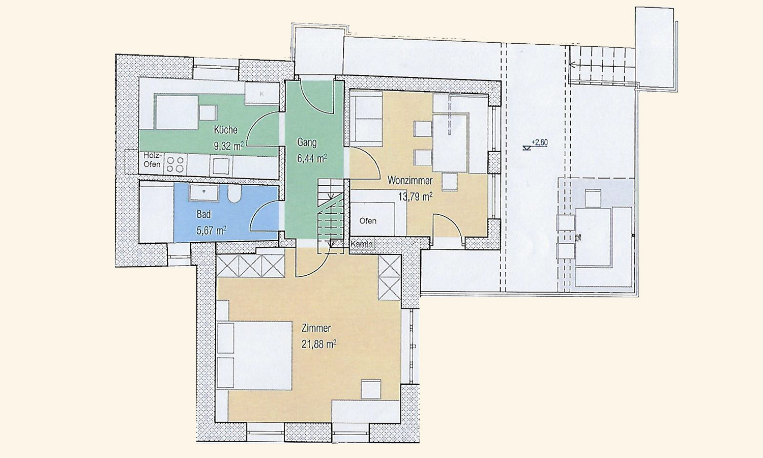 Plan Ferienwohnung Häusl