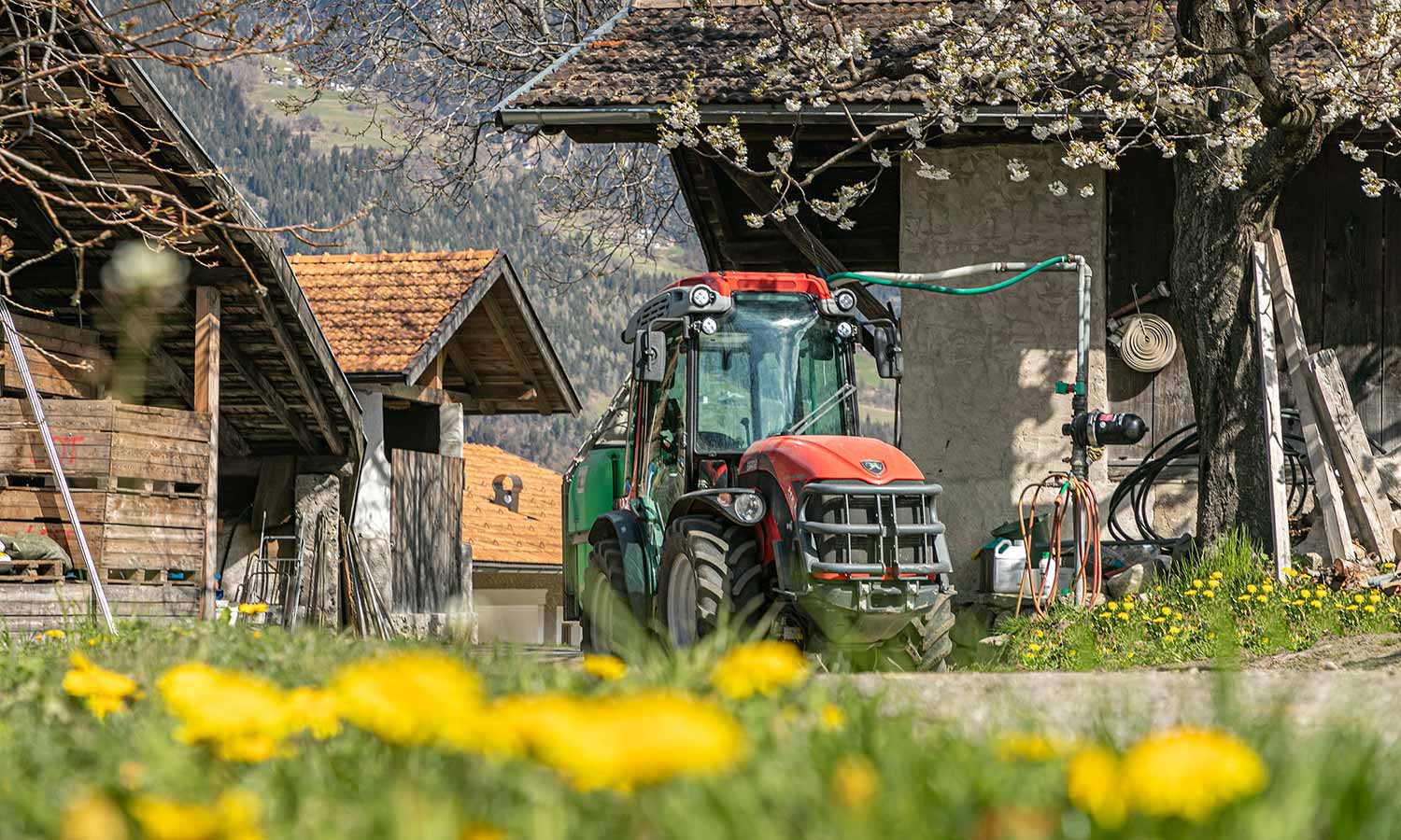 Traktor am Loth Hof